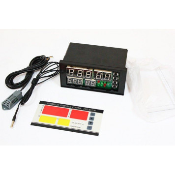 Терморегулятор XM-18, MAX 1700 Вт, (темп + влажность + сигнал + переворот+проветривание) хм-18 СХ_11Д3/ДСК1Б7_Не переупаковывайте, с заводским шк отправляйте-2