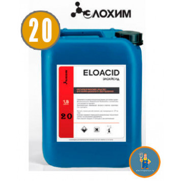 Кислотное средство ELOACID (20 л)__Короб-0